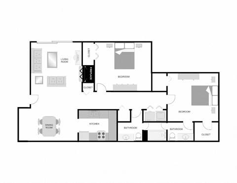 typical floor plan of a house